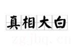 真相大白海報(bào)